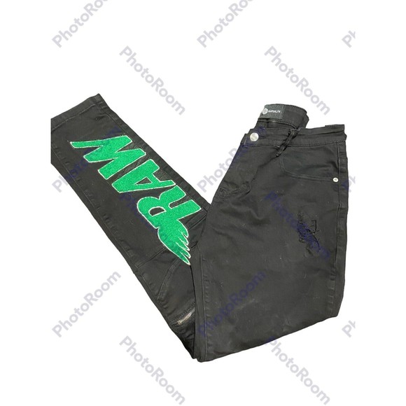Rawyalty Other - Rawyalty Mens Black Straight Leg Jeans Size 36